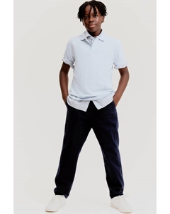 Брюки из льняной смеси, синий H&m