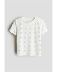 Рубашка с заклепками, белый H&m