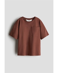 Футболка из хлопка пима, коричневый H&m