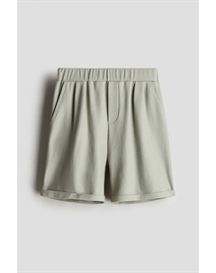 Трикотажные шорты свободного покроя, зеленый H&m