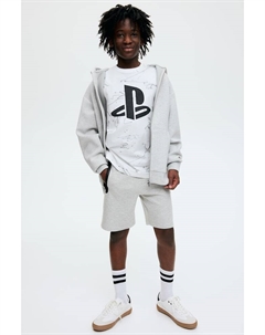 Шорты из джерси, серый H&m