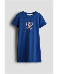 Платье из хлопкового джерси в рубчик, мультиколор H&m