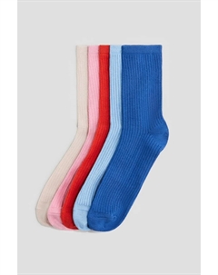 5 упаковок носков, мультиколор H&m