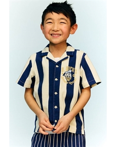 Повседневная рубашка с вышивкой, мультиколор H&m