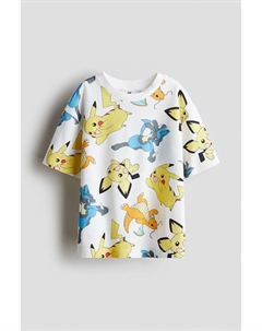 Футболка с принтом, мультиколор H&m