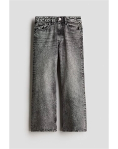 Джинсы свободного кроя с заниженной талией, синий H&m