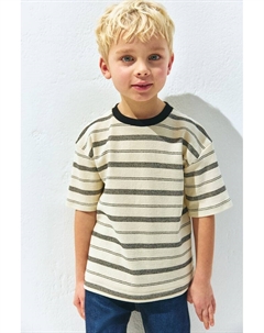 Футболка из жаккарда свободного кроя, мультиколор H&m