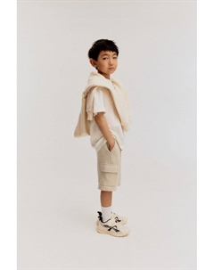 Шорты-Карго из трикотажной ткани, бежевый H&m