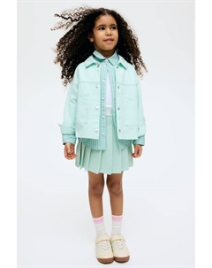 Юбка-Плиссе из тонкого трикотажа, зеленый H&m