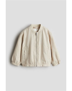 Пилотная куртка из льняной смеси, бежевый H&m