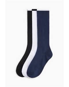 3 пары спортивных носков до колена, мультиколор H&m