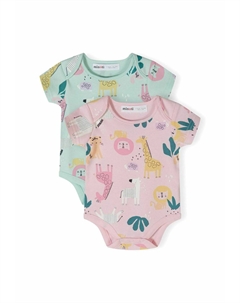 Боди 2 PACK SHORT SLEEVE , мята Minoti