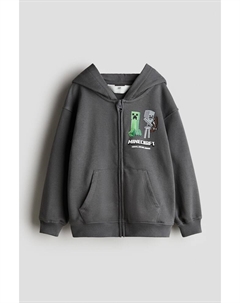 Куртка с капюшоном с принтом, мультиколор H&m