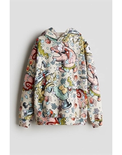 Толстовка с капюшоном с рисунком, мультиколор H&m