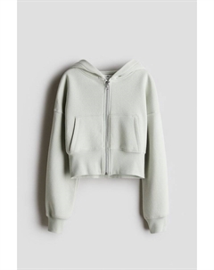 Короткая куртка с капюшоном, бирюзовый H&m