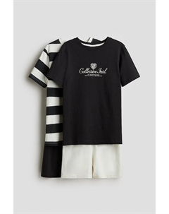Комплект из 2 пижам с футболкой и шортами, мультиколор H&m