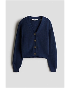 Кардиган в рубчик, синий H&m