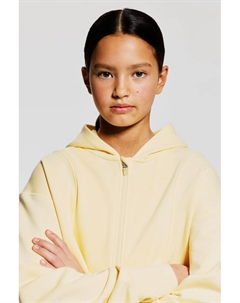 Короткая спортивная куртка с капюшоном, желтый H&m