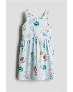 Платье из хлопка с принтом, мультиколор H&m
