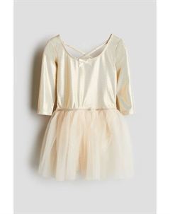 Балетный купальник с юбкой из тюля, золотой H&m