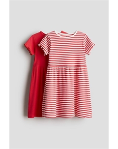 2 комплекта хлопковых платьев, мультиколор H&m