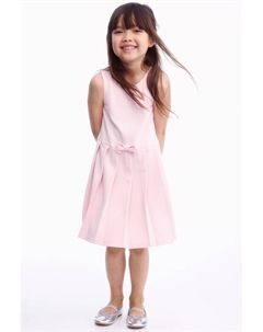 Платье из джерси с бантами, розовый H&m