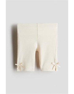 Велосипедные шорты с декоративными бантами, бежевый H&m