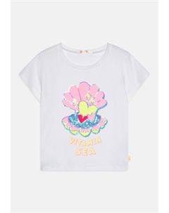 Футболка с принтом, белый Billieblush