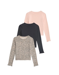 Футболка с длинным рукавом 3 PACK, бежевый Marks & spencer