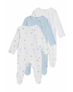 Комбинезон 3 PACK, синий Marks & spencer