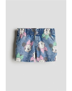 Свободные джинсовые шорты, мультиколор H&m