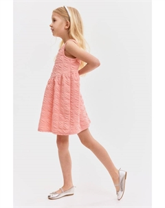 Платье из джерси со структурой, розовый H&m