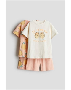 2 пижамы из хлопка, мультиколор H&m