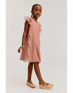 Платье с воланами, розовый H&m