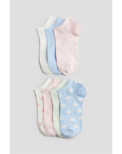 7 пар носков-кроссовок, мультиколор H&m