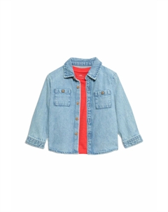 Рубашка SET, синий Marks & spencer