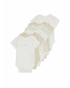 Боди 7PK PATTERNED, бежевый Marks & spencer