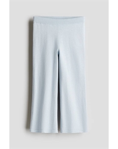 Блестящие леггинсы тонкой вязки, голубой H&m