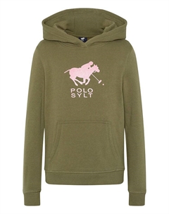 Пуловер с капюшоном, хаки Polo sylt