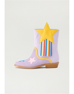 Ковбойские/байкерские сапоги, сиреневый Stella mccartney kids