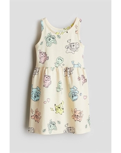 Платье из хлопка с принтом, мультиколор H&m