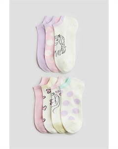 7 пар носков-кроссовок, мультиколор H&m