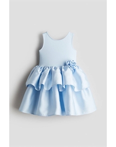 Расклешенное платье, голубой H&m