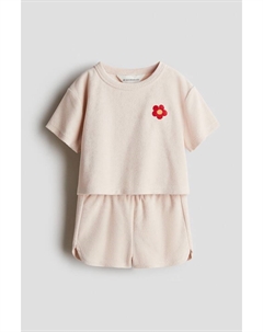 Комплект из махровой рубашки и шорт, мультиколор H&m