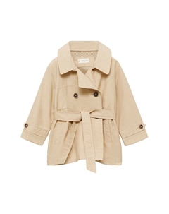 Тренч, песочный Mango kids