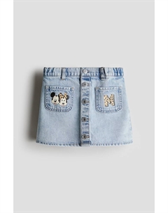 Юбка из денима с принтом, мультиколор H&m