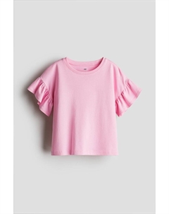 Хлопковая рубашка, розовый H&m