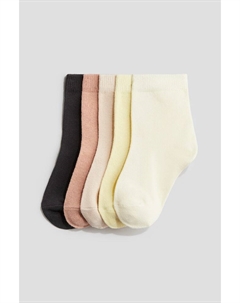 5 упаковок носков, мультиколор H&m