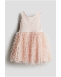 Расклешенное платье, розовый H&m