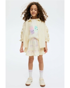 Юбка с воланом, мультиколор H&m